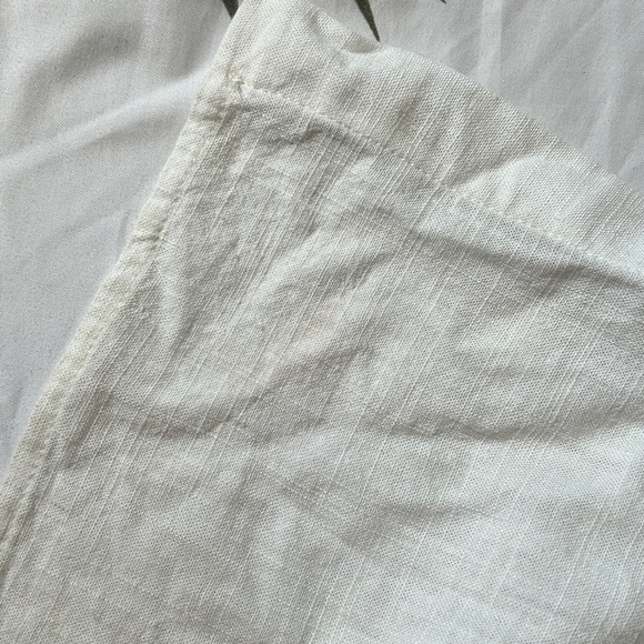 Linen Cream Button-Up Top - Picture 10 of 14